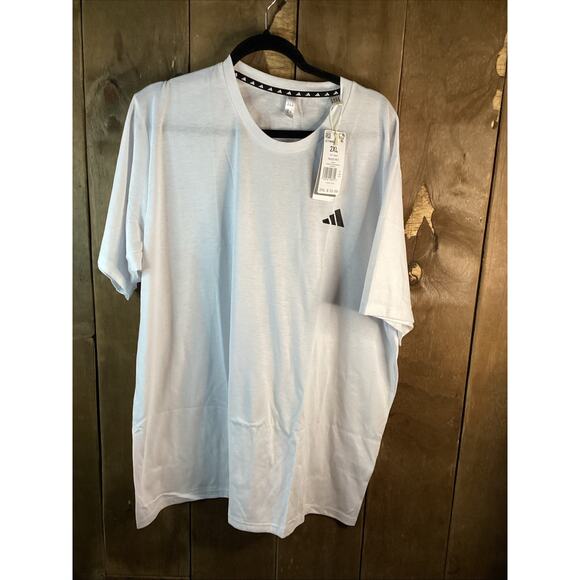 adidas men Train Essentials Feelready Training Tee White Size 2XL - Picture 1 of 4